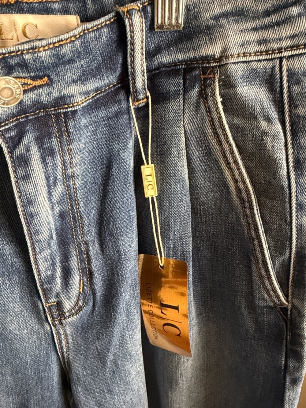 Lizette Collection High Rise Wide Leg Jean - Picture 3 of 5